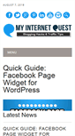 Mobile Screenshot of myinternetquest.com